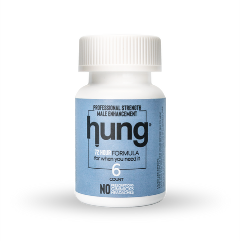 HUNG Professional Strength Male Enhancement 6 count pills
