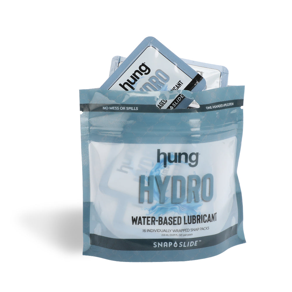 Hung Hydro Water-Based Snap + Slide™ Bag
