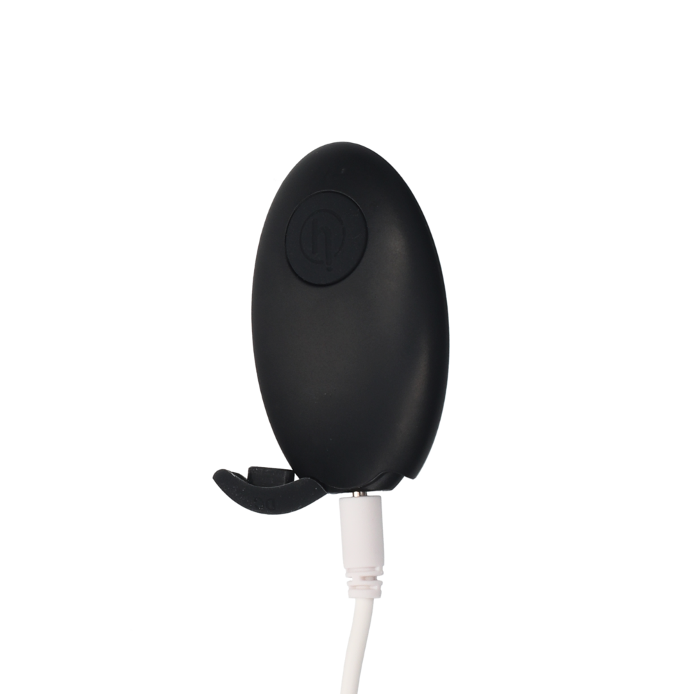 Hung Vibrating Flicker Ring remote with power cord plugged in