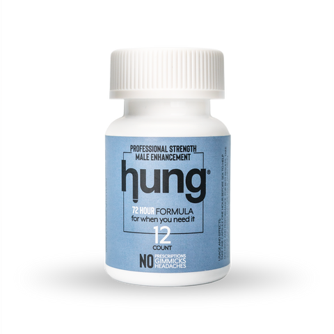 HUNG Professional Strength Male Enhancement 12 Count Bottle