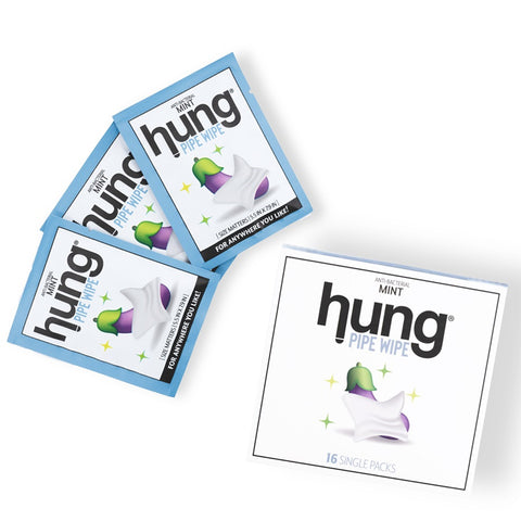 Hung Pipe Wipe - Mint + Lime Multiple Packs with Box