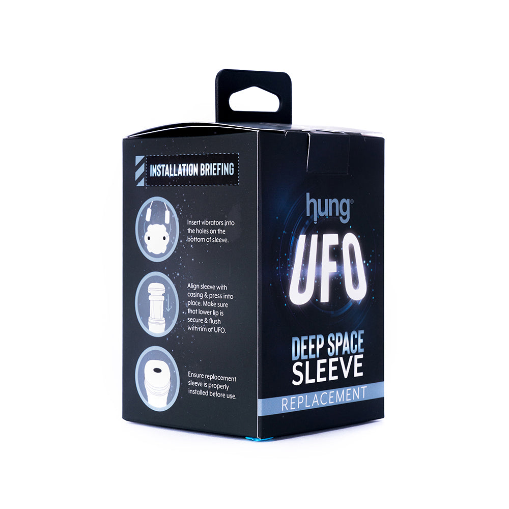 HUNG UFO Deep Space Male Trainer Replacement Sleeve Box with Installation Information