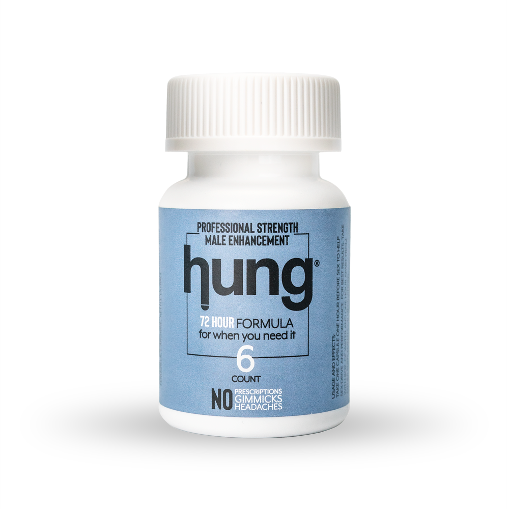 HUNG Professional Strength Male Enhancement 6 count pills